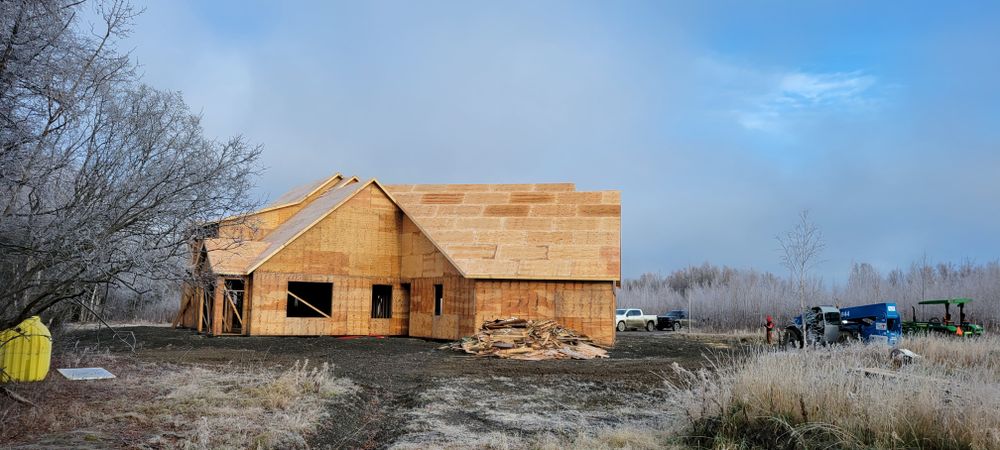 Framing for SteveWorks Construction in Sterling, AK