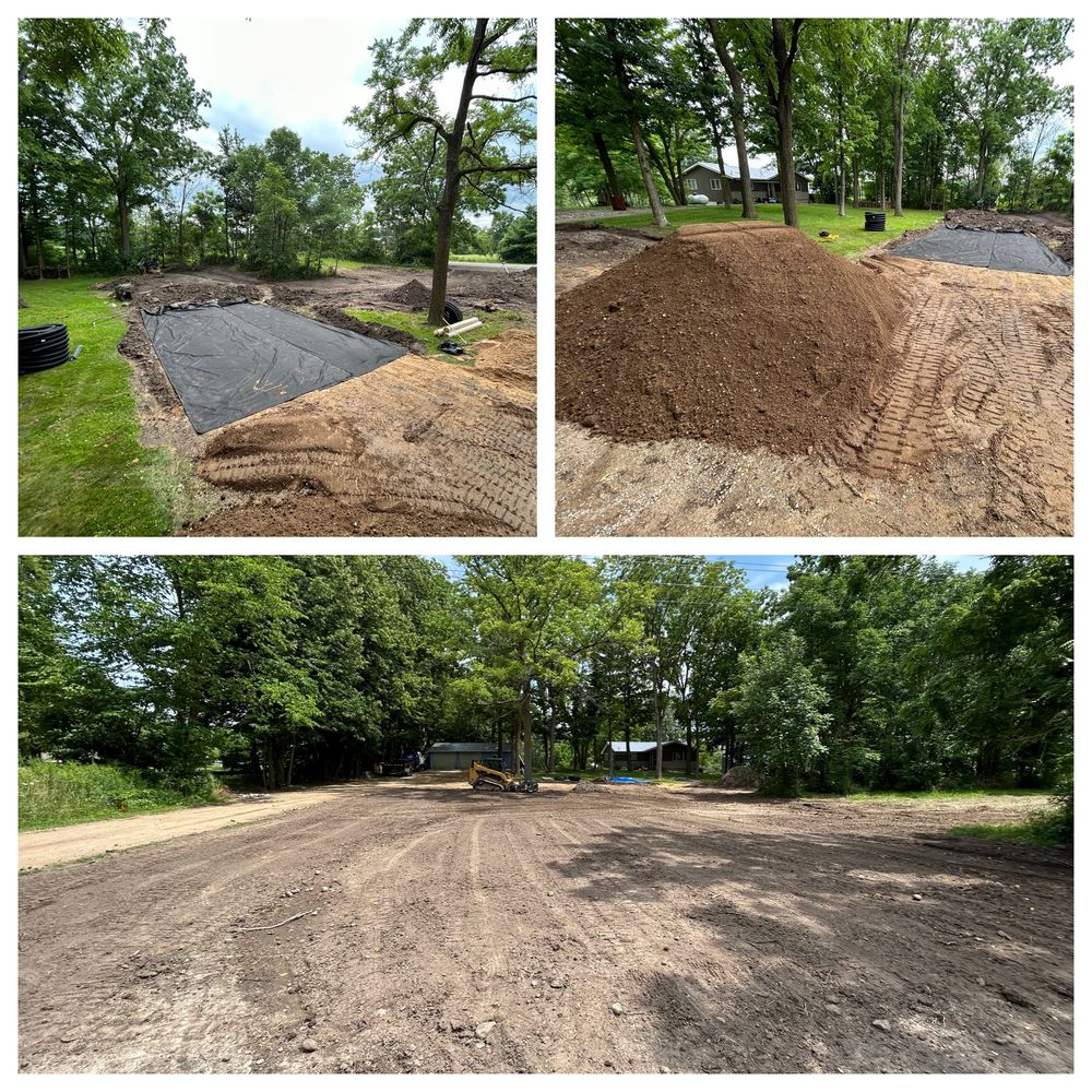 Our Site Preparation service ensures your property is expertly cleared, graded, and ready for construction. We provide efficient land clearing and leveling solutions to create a seamless starting point for your project. for Palmer Property Services in Middleville, MI
