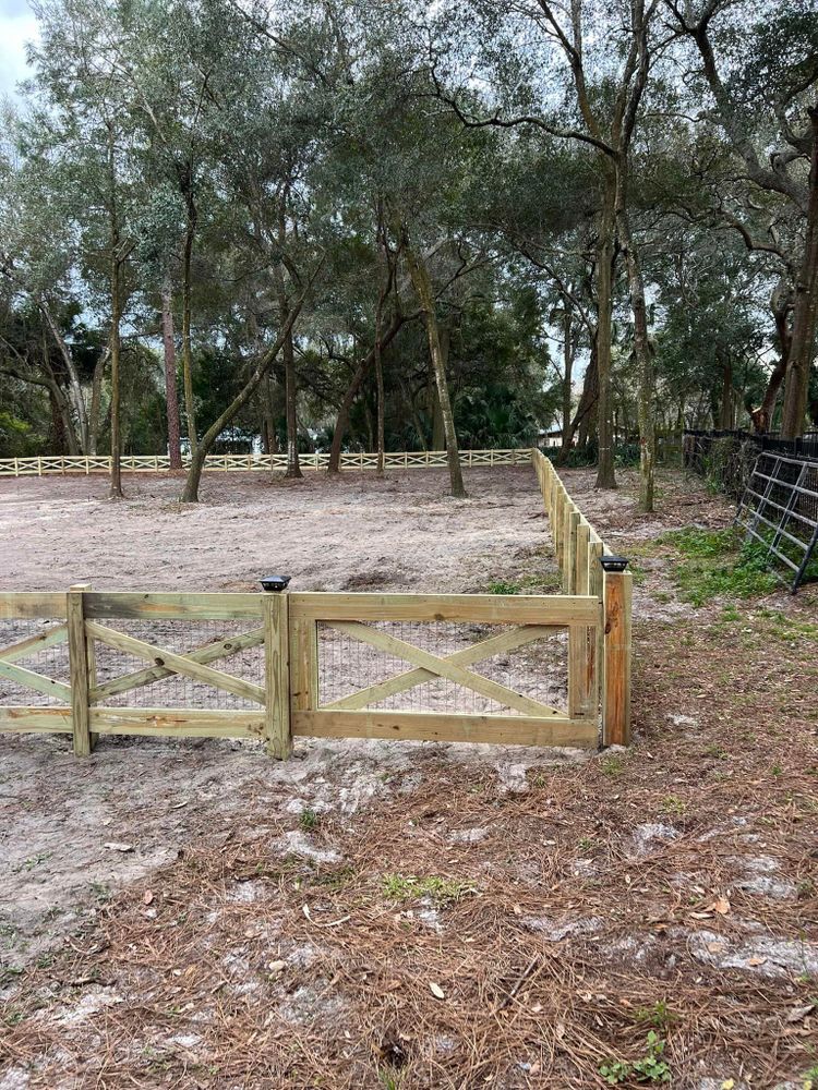 Our fencing service provides functional and attractive solutions for securing your property, enhancing privacy, and defining boundaries. Trust us to expertly install high-quality fences that meet your needs and preferences. for Vaughn’s Outdoor Services  in Orlando, FL
