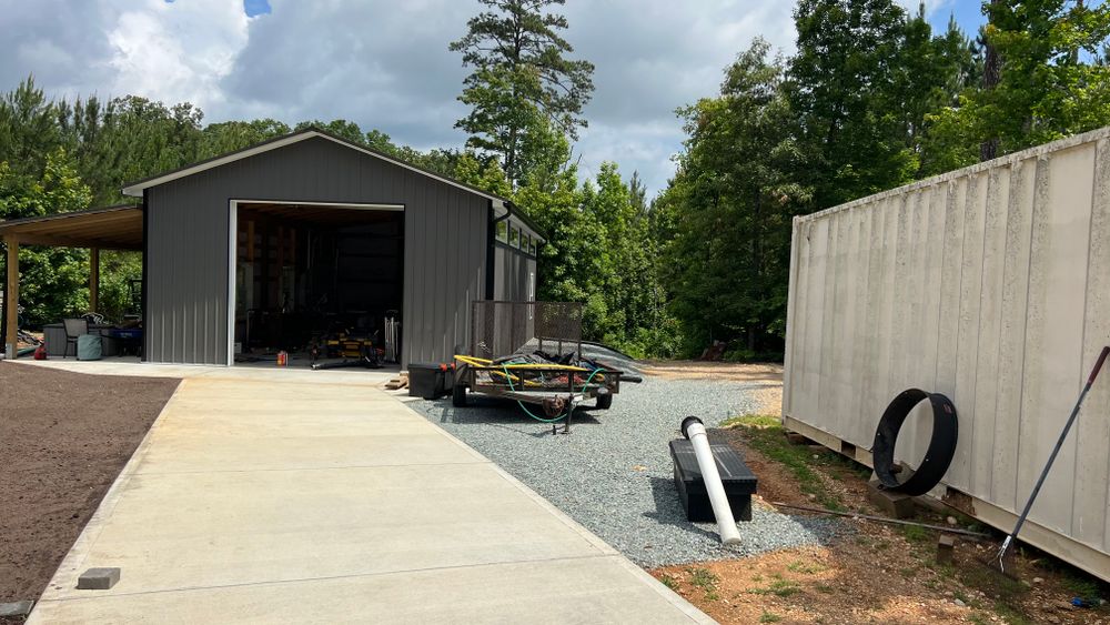 Grading for KM Landworks in Moncure ,  NC