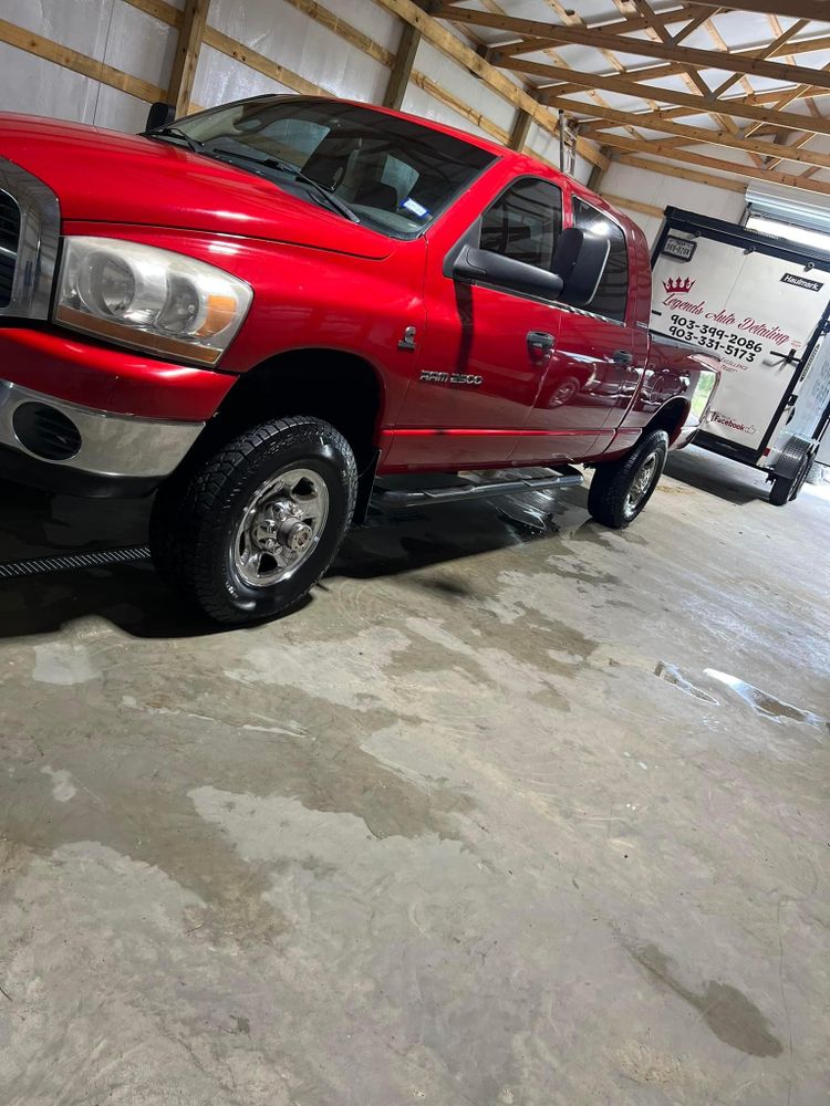 Interior Detailing for Legends Auto Detailing in Hallsville, TX