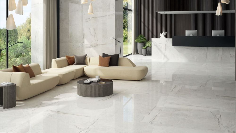 large format porcelain tile  for JA Design Studio LLC in Anaheim, CA