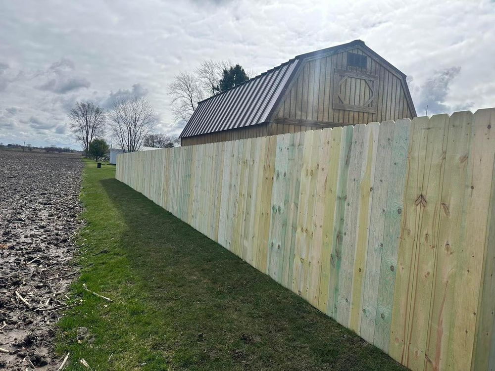 Fence Installation for Illinois Fence & outdoor co. in Kewanee, Illinois