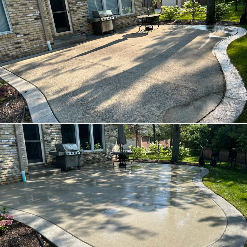 Concrete Cleaning for Wash Warriors in Menomonee Falls, WI