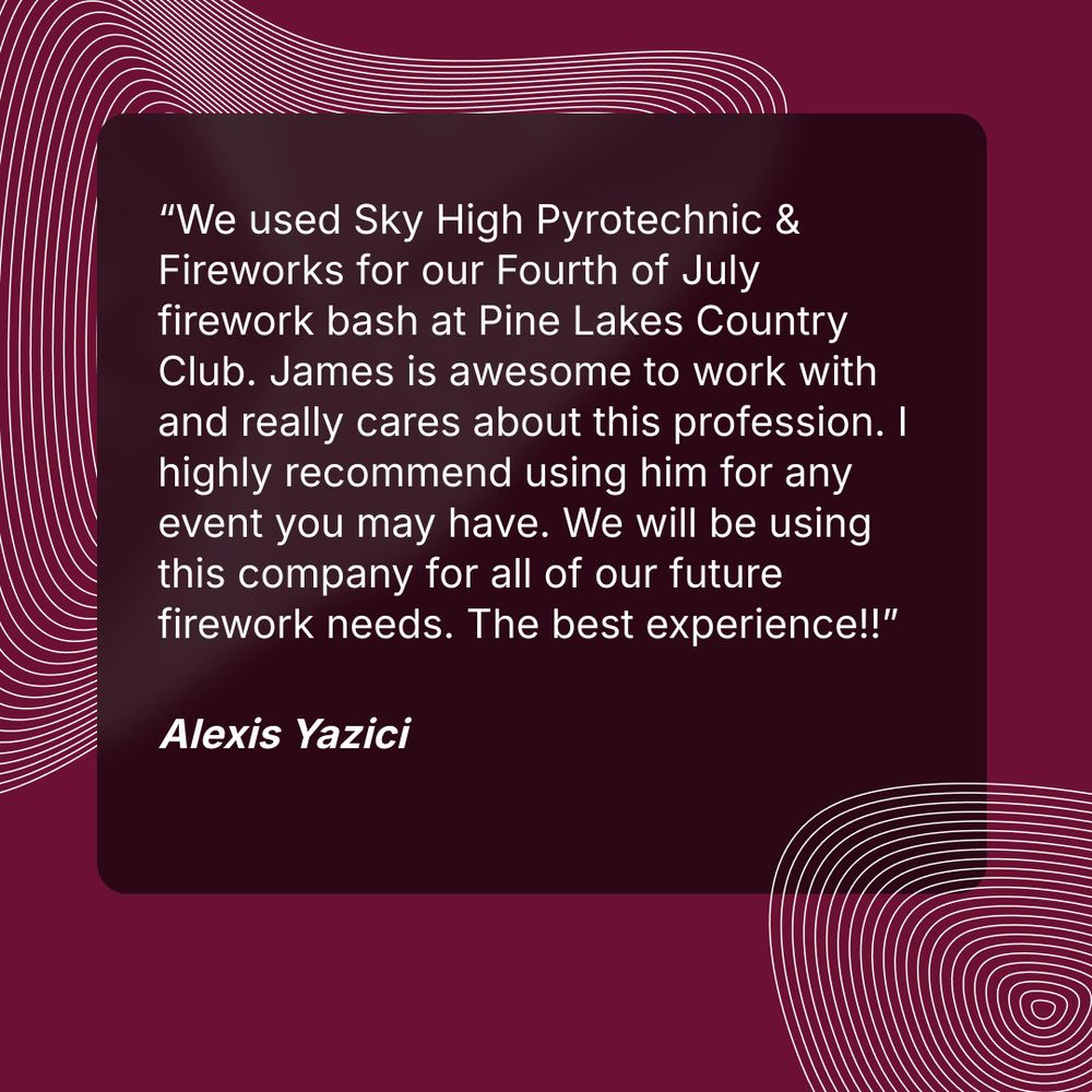 All Photos for Sky High Pyrotechnics & Fireworks Serving South Carolina, Georgia and Delaware. Wedding fireworks display company, Fourth of July fireworks display, gender reveal fireworks display, near me, Myrtle Beach Charleston Horry County Georgetown County. in Horry County, SC