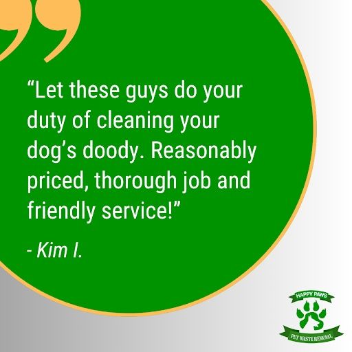 Pet Waste Removal for Happy Paws Pet Waste Removal in Van Alstyne, TX