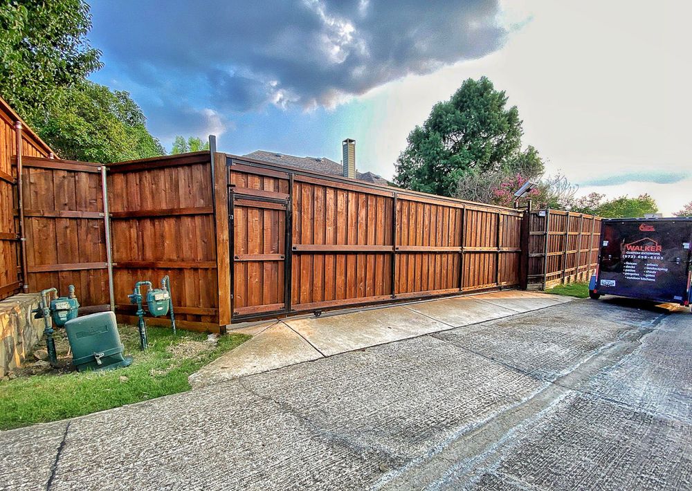 Gates for Walker Custom Exteriors in Dallas, TX