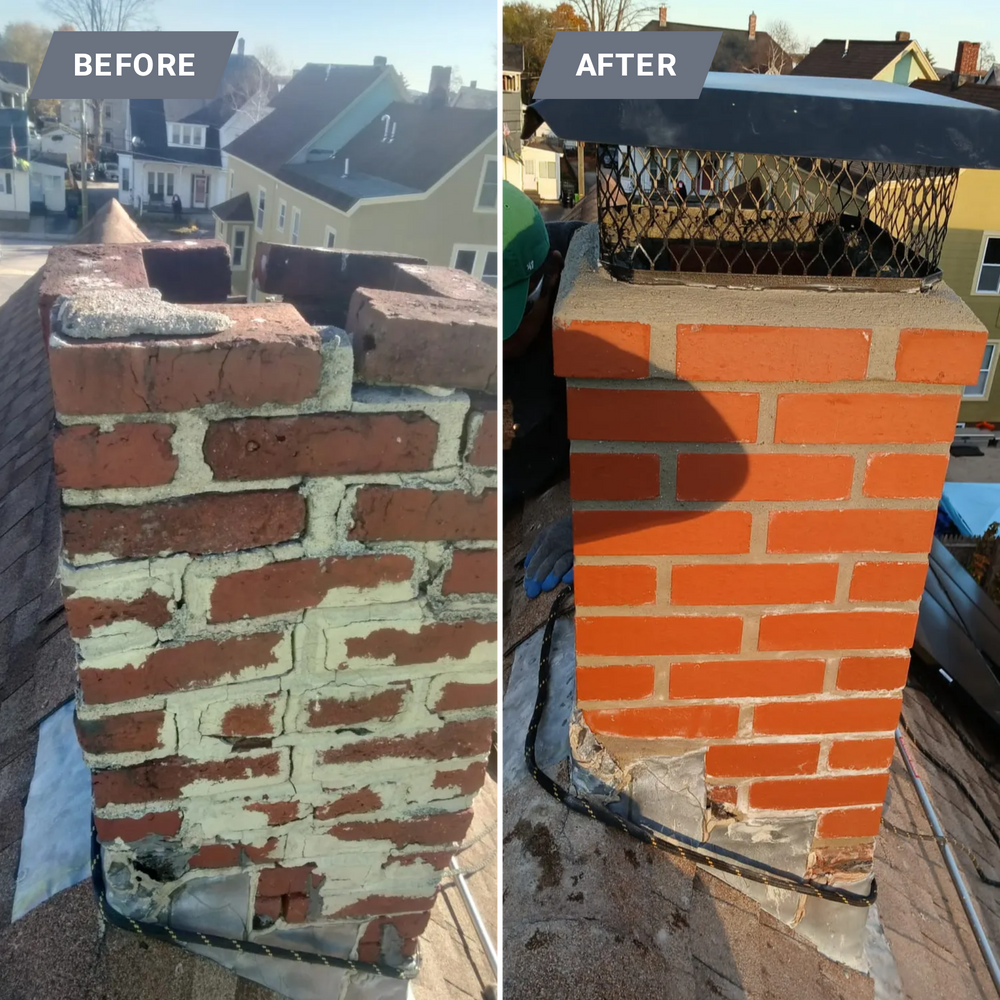 Chimney  for Parkway Masonry and Construction in Bedford, NH