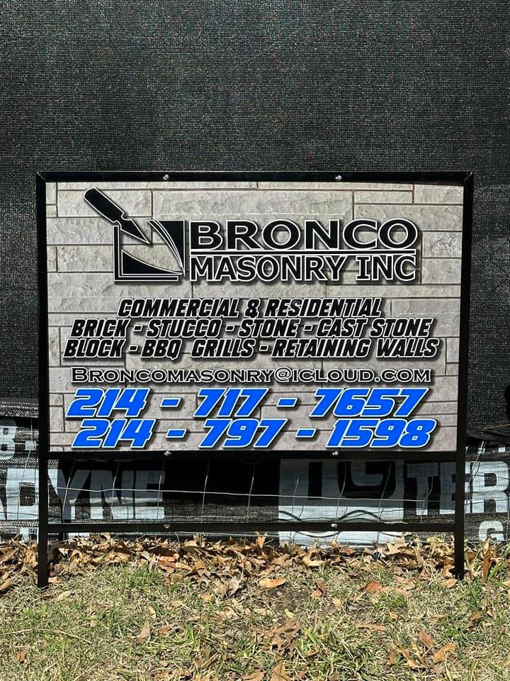 Hardscaping for Bronco Masonry Inc. in Dallas, TX