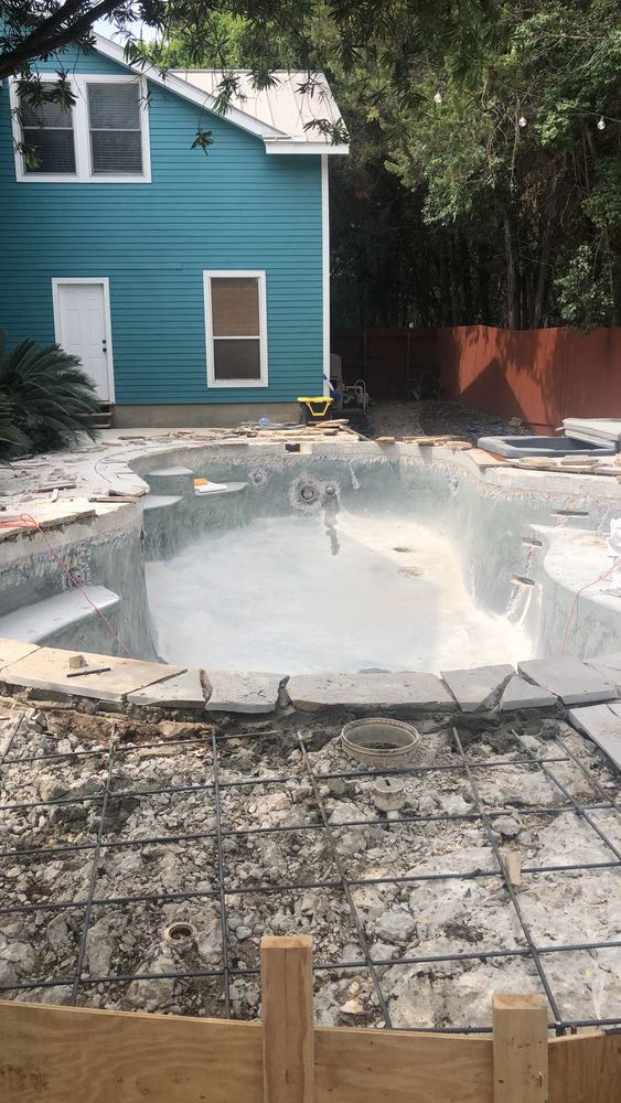 Swimming Pool Renovations: for UBER FORCE in San Antonio, TX