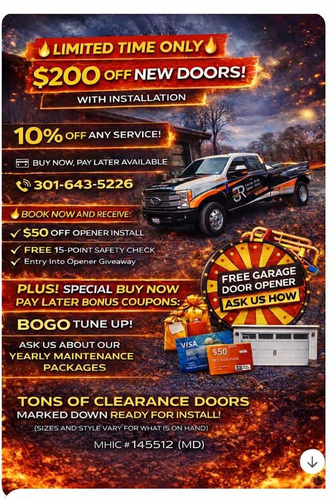 All Photos for JR Garage Door and Services in Charles County, MD