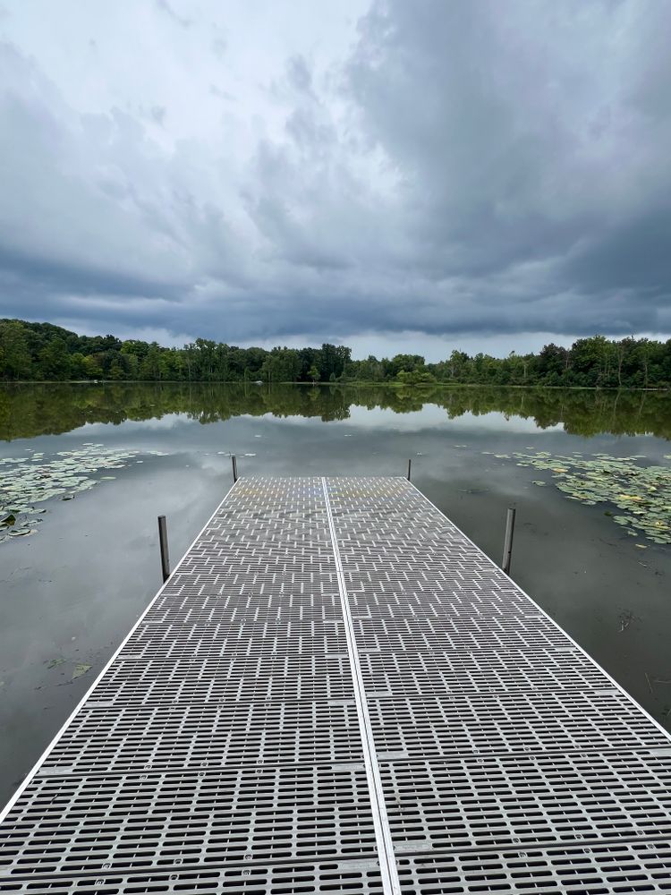 Boat lift Installation for Wagner's Lift and Dock Shop LLC in Watervliet, MI