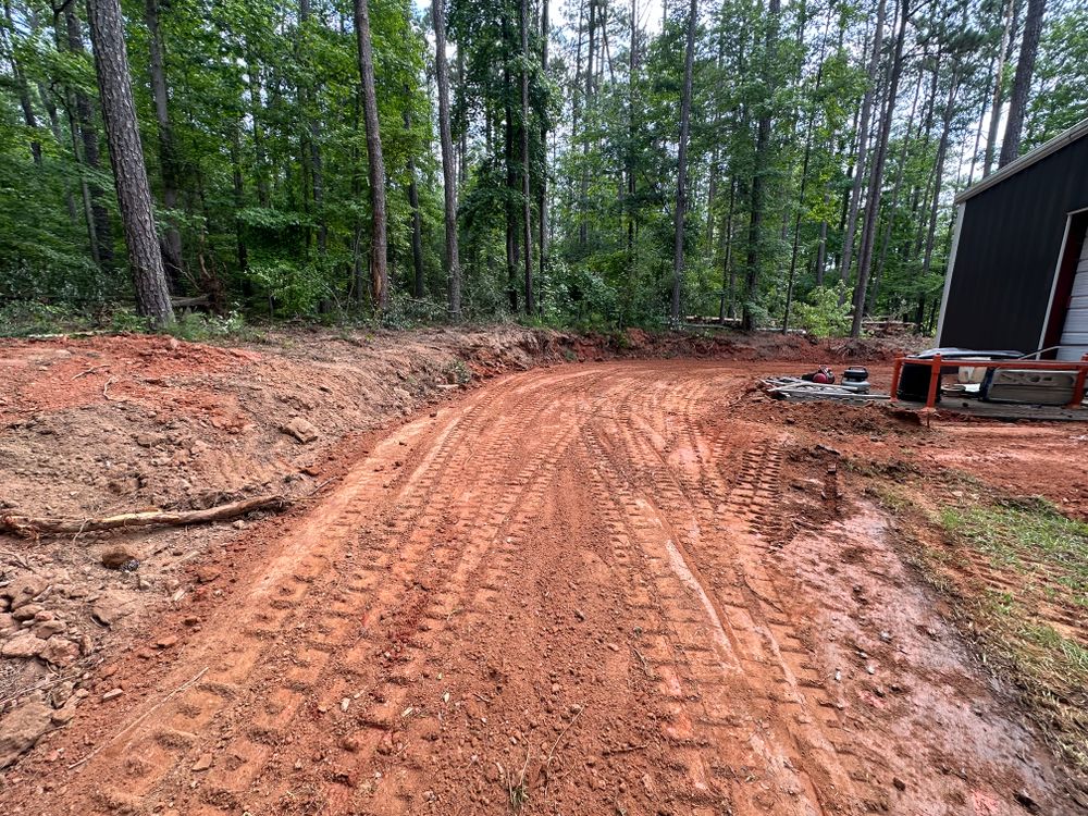 Grading for Dirt Pro Land Solutions in Fayetteville, GA