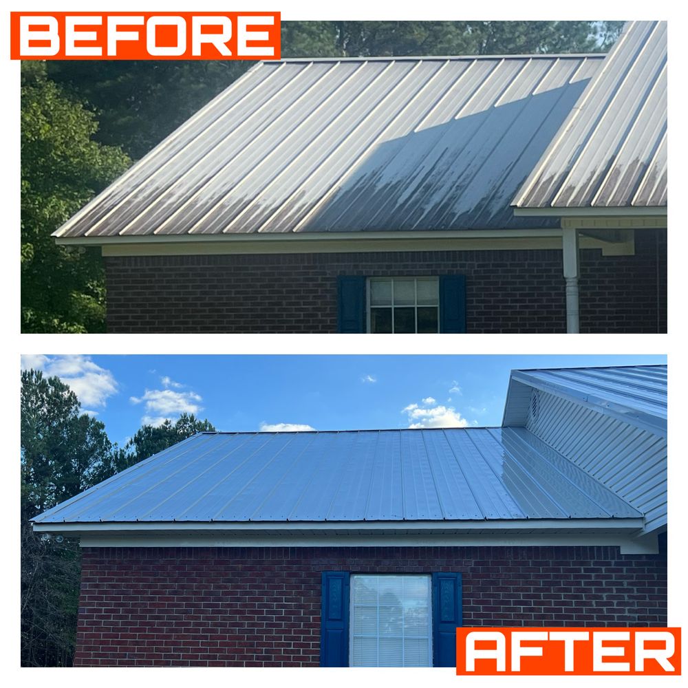 Roof Cleaning for FunderFlow Commercial and Residential Pressure Washing Inc in Tupelo, MS