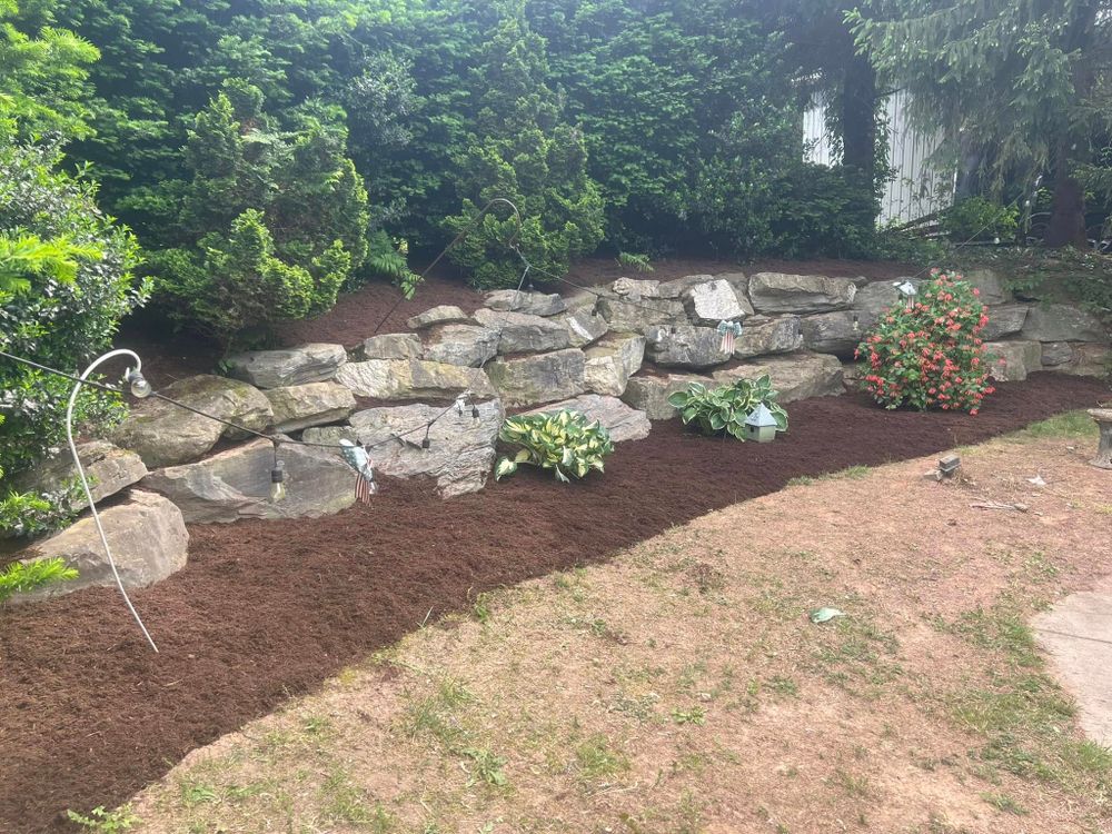 Hardscaping Landscaping for Eric's Property Service in Conestoga, PA