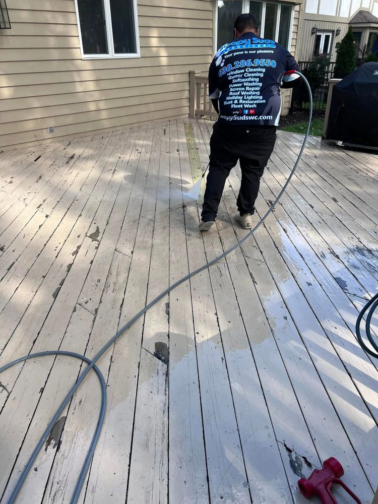 Deck Cleaning  for Soapy Suds Services in St. Charles, IL