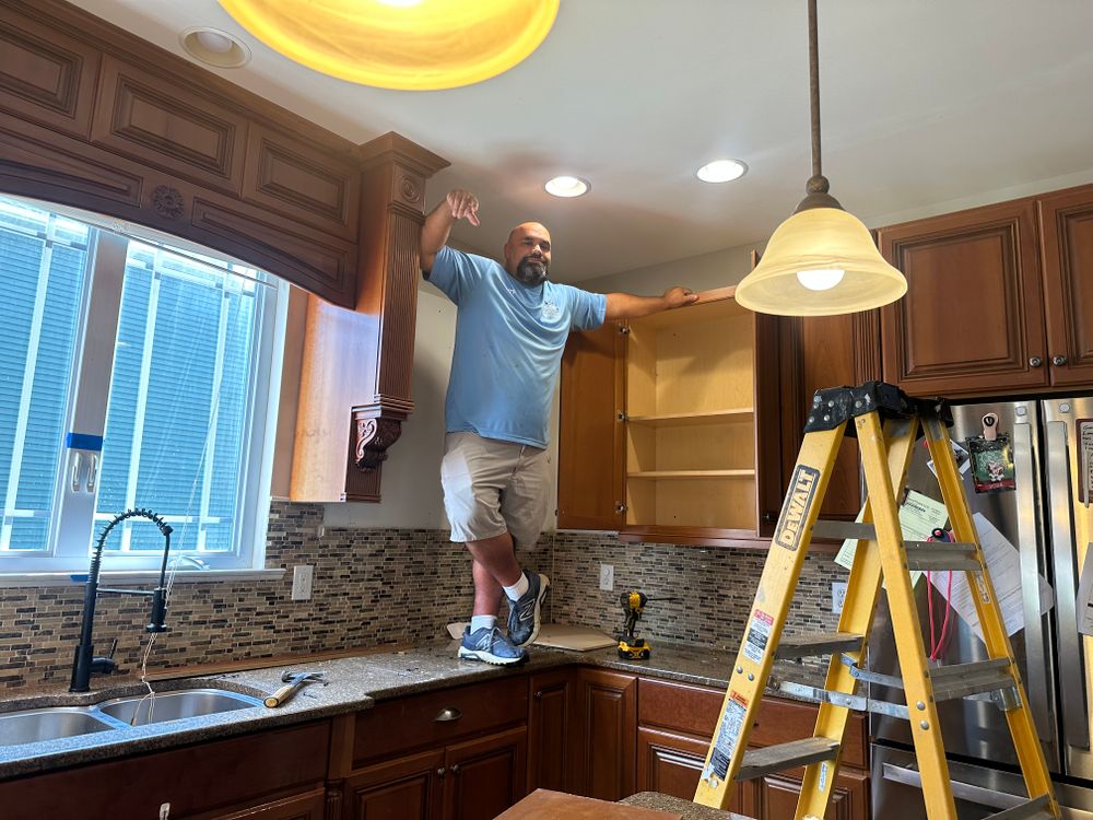 Parkside - deck & kitchen for Thomas J. Gorman Construction in Middletown, DE