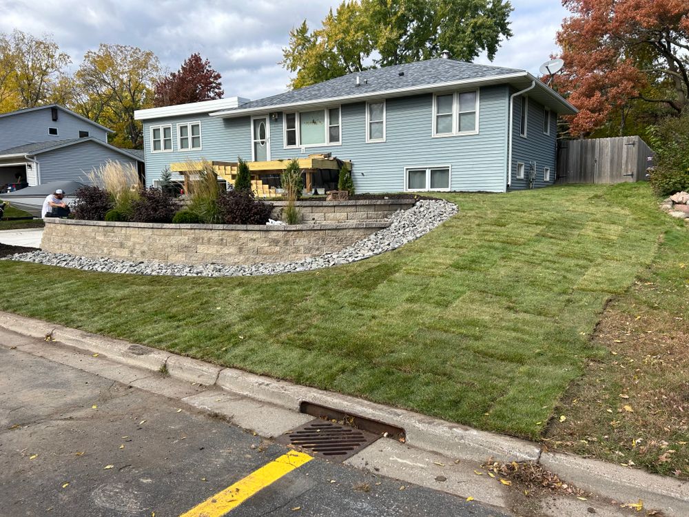 Landscaping for Boss Construction in Saint Paul, MN