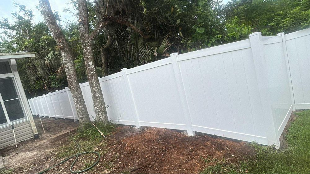 Our expert team provides durable and low-maintenance vinyl fencing that enhances your home's curb appeal, offering privacy, security, and a stylish look designed to withstand harsh weather conditions. for Nettles Fence in Lake County, FL