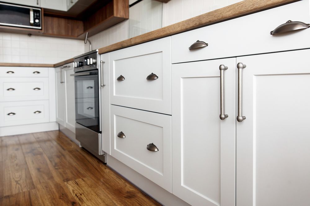 Our Cabinet & Millwork Finishing service ensures a flawless finish on all your woodwork, including cabinets and millwork. Enhance the beauty of your home after drywall installation with our expert craftsmanship. for Stallman Drywall in Morris,  MN