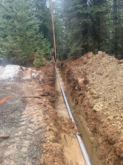 Water Line Installation for North Point Trenchless in Sandpoint, ID