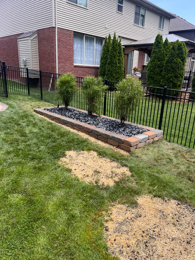 Retaining walls for Alltimate Outdoor Services in Warren, MI