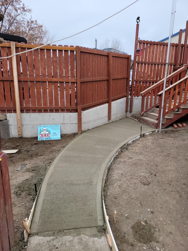 Hardscaping and Concrete for Yeti Snow and Lawn Services in Helena, Montana