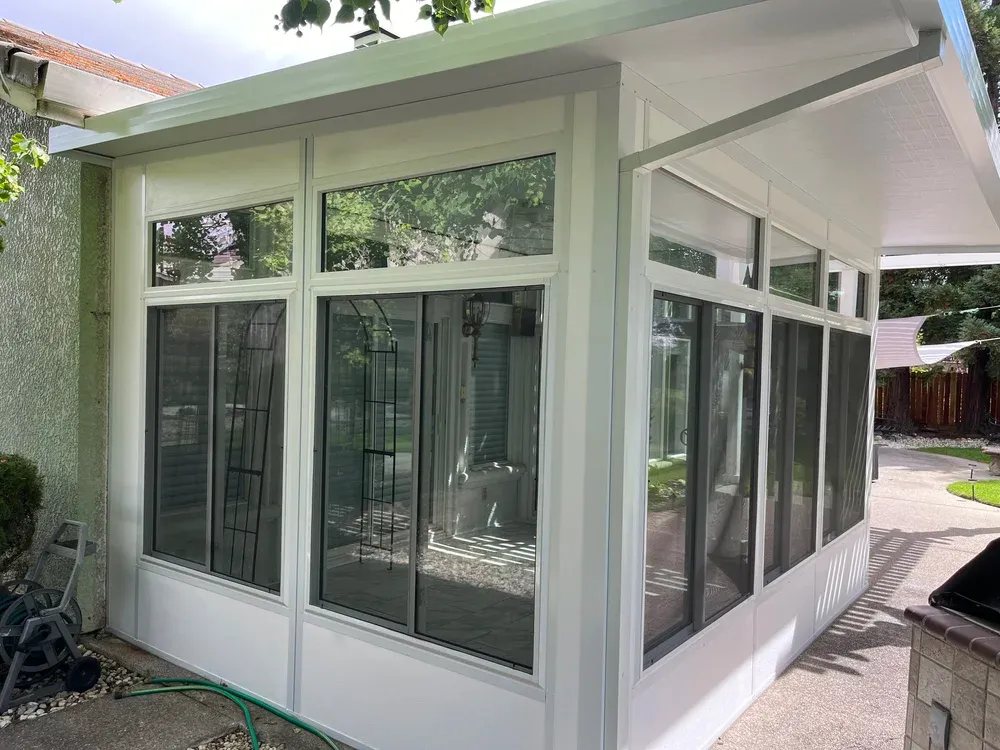 Enhance your home's comfort and style with our custom sunroom installation service, providing a bright, energy-efficient living space that seamlessly integrates with your existing deck for year-round enjoyment. for Wakeland Patio Covers in Vacaville, CA