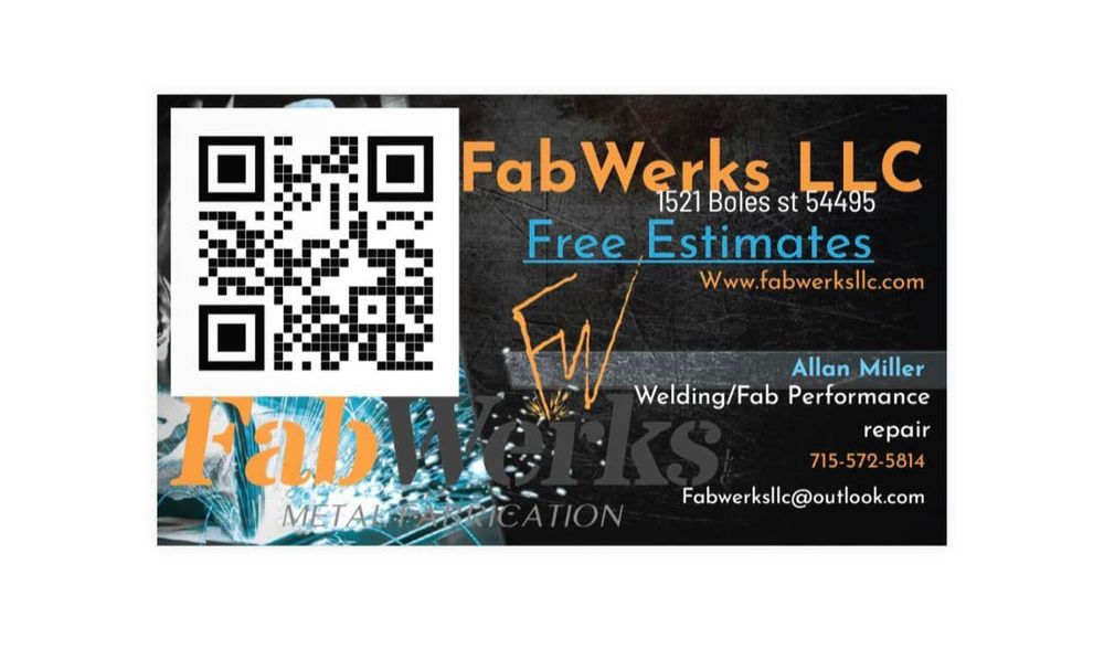 Custom Welding and Fabrication for FabWerks, LLC in Wisconsin Rapids, Wisconsin