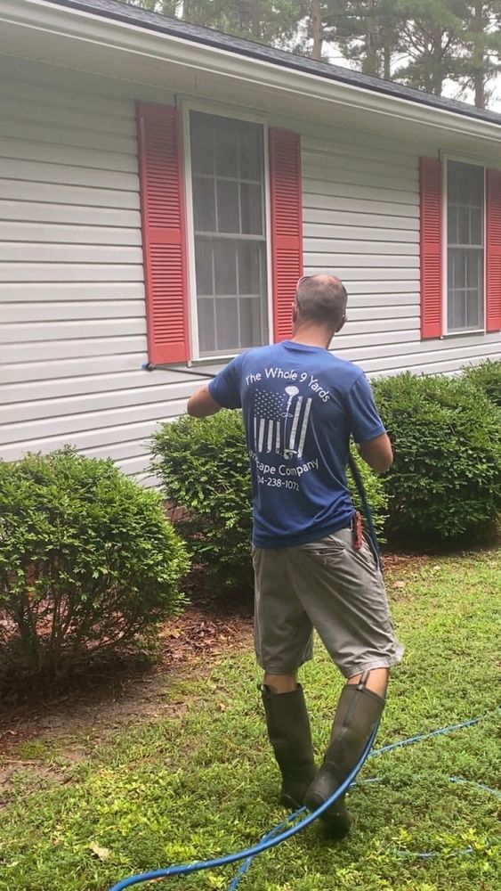 Revitalize your home's exterior with our professional pressure washing services, removing dirt, grime, and mildew to enhance curb appeal and extend the lifespan of your outdoor surfaces efficiently. for The Whole 9 Yards Landscape VA in Heathsville, VA