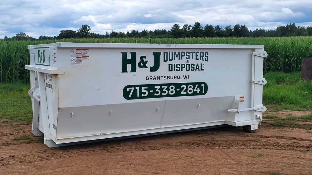 10 yd Dumpster Rentals for H & J Dumpsters & Disposal, LLC in Burnett County, Wisconsin