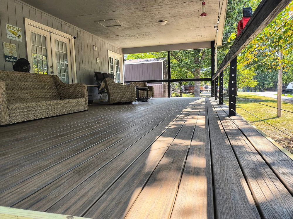 Deck & Patio Installation for Apex Construction & Remodel in Grove, OK