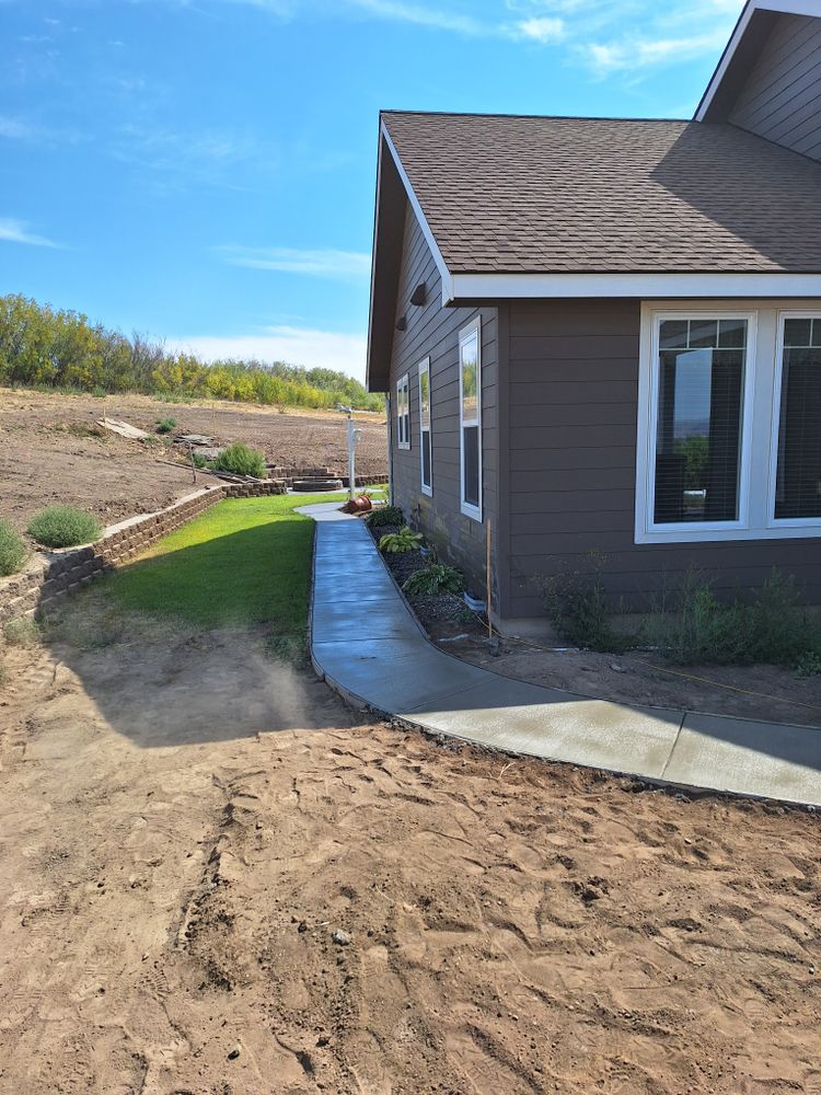 Sidewalks for Richardson Restoration and Concrete in Ellensburg, WA