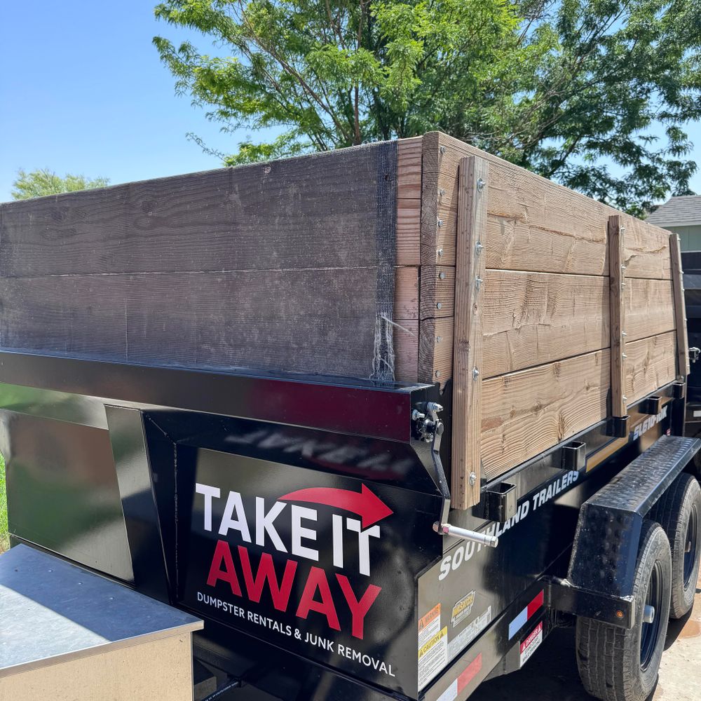 Our hauling service provides efficient and reliable removal of unwanted items, ensuring your space is clutter-free. We handle everything from furniture to debris, prioritizing customer satisfaction and eco-friendly disposal practices. for Take It Away Dumpster Rentals in Roy, UT