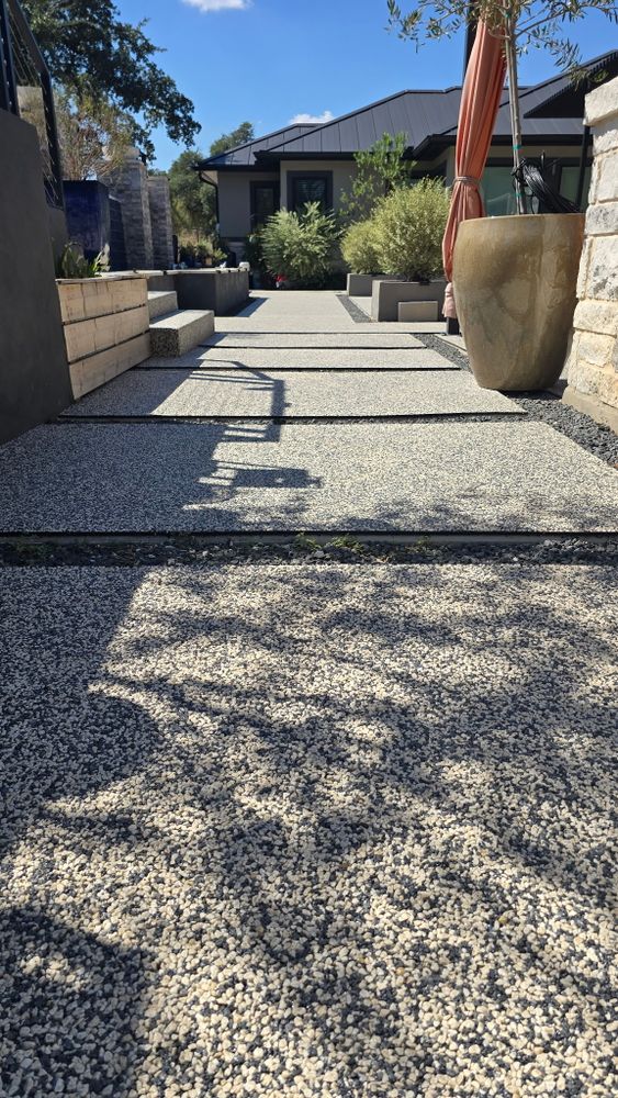 Walkways for TEX STONE Resin & Epoxy Coatings in Schertz, TX