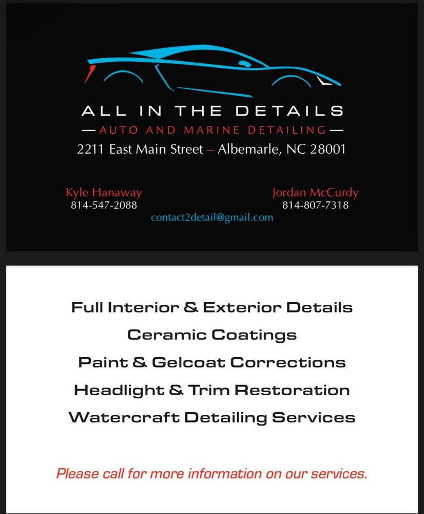 All Photos for ALL IN THE DETAILS in Albemarle, NC