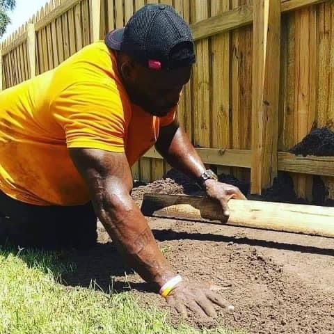 KC on the Job for Team Tolson Landscape in Tampa Bay, FL