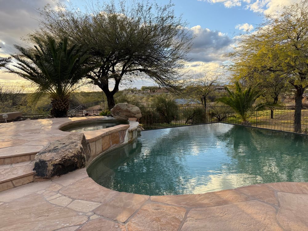 Flagstone for Arizona Backyard Synergy in Phoenix, AZ
