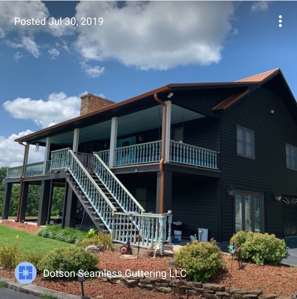 All Photos for Dotson Seamless Guttering LLC in Mars Hill, NC