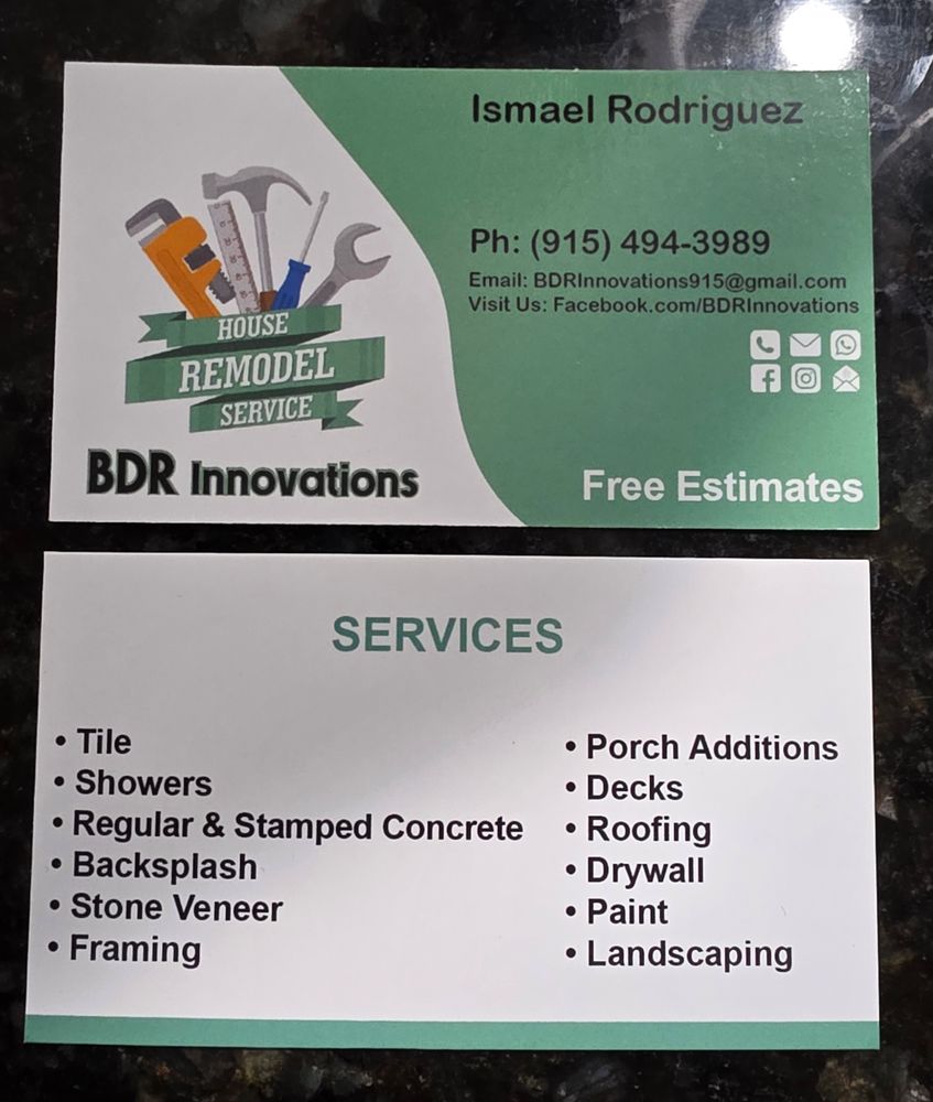 BDR Innovations team in El Paso, TX - people or person