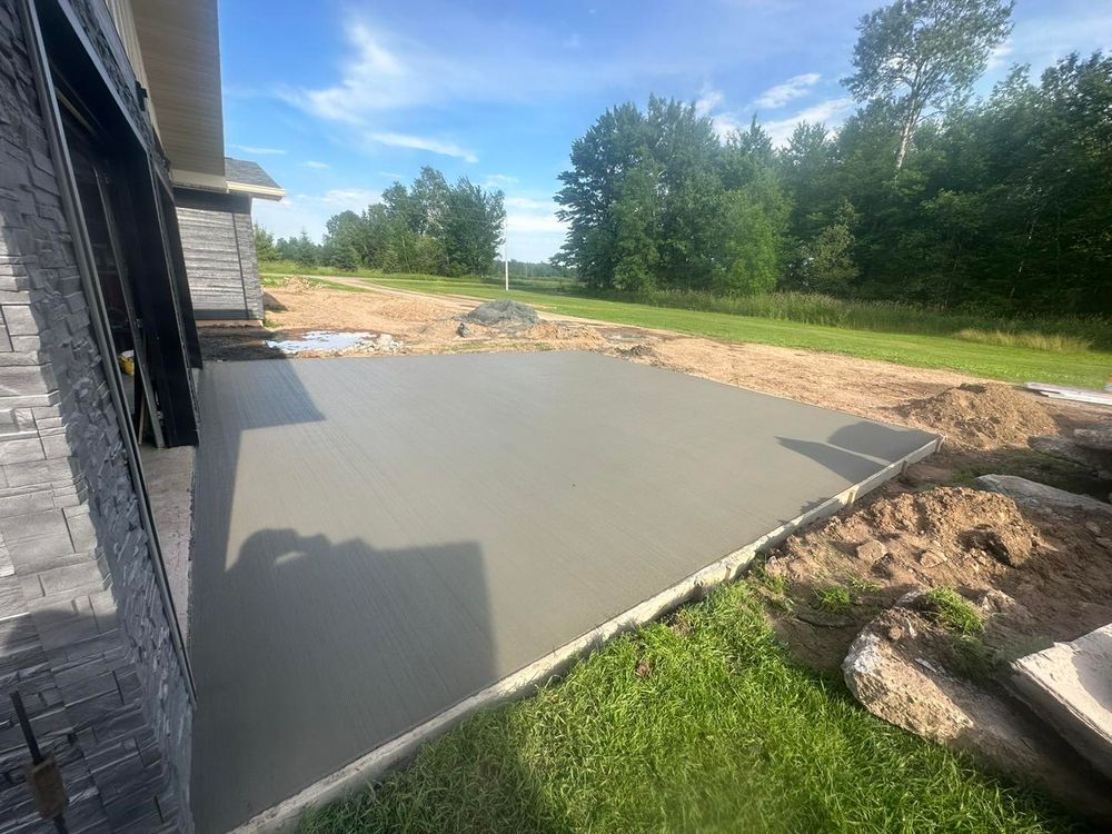  Concrete for B Sidenbender Landscaping in Kennan, WI