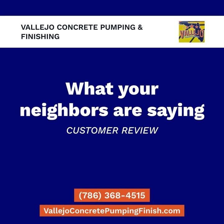 All Photos for Vallejo Concrete Pumping & Finishing in Pompano Beach,  FL