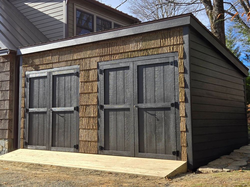 Licensed Urban Sheds builder offering both configurator-customized designs and fully custom on-site builds. Tailored to your property, storage needs, and style, with quality materials built to last. for Hampton Builds in Hampton, CT
