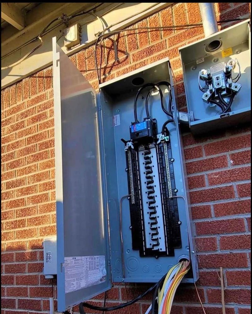 Enhance your home's safety and efficiency with our Electrical Panel Upgrades. Our expert electricians ensure reliable power management, accommodating increasing energy demands for a modern lifestyle while minimizing potential electrical hazards. for EA Electrical in Carrollton, Texas