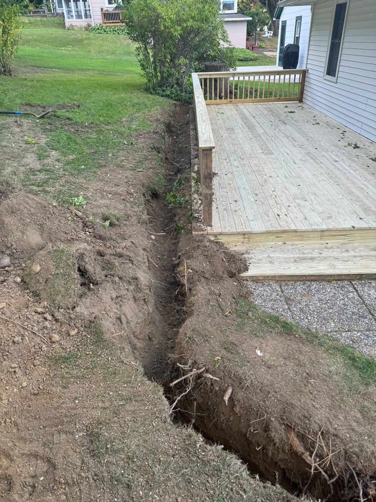 French drains  for A & A Lawn Care and OutDoor Services in Girard, PA