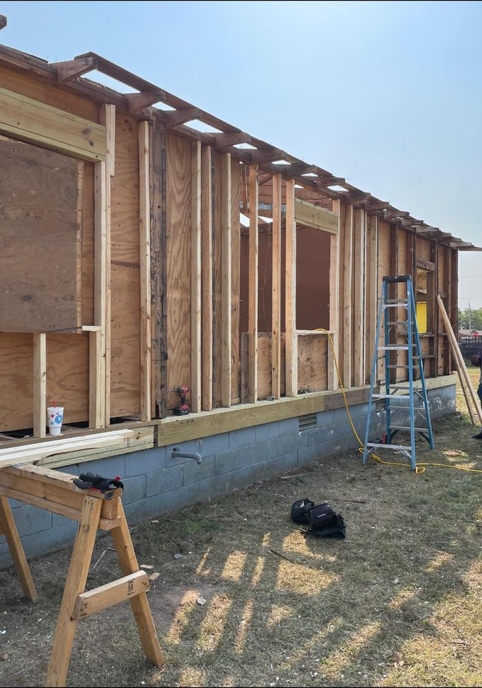 Our Framing service provides homeowners with expert craftsmanship in constructing and designing the structural framework of their construction or remodeling projects, ensuring durability and strength. for KMC Home Improvement LLC in Memphis, TN