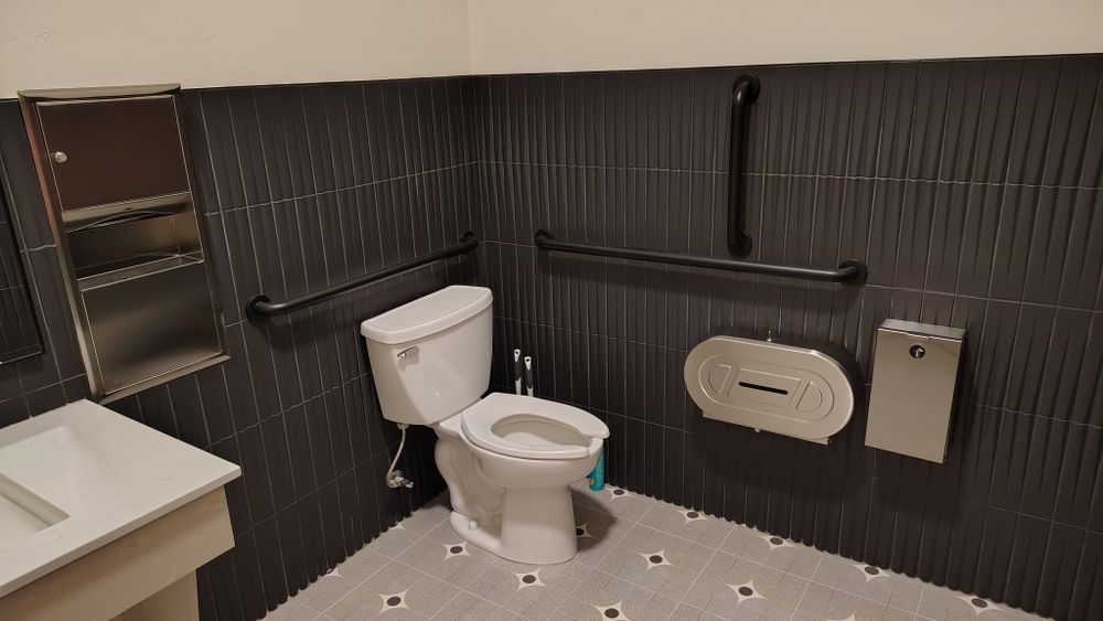 Bathroom Hardware and tile work for Dawson Custom Interiors in Boise, ID