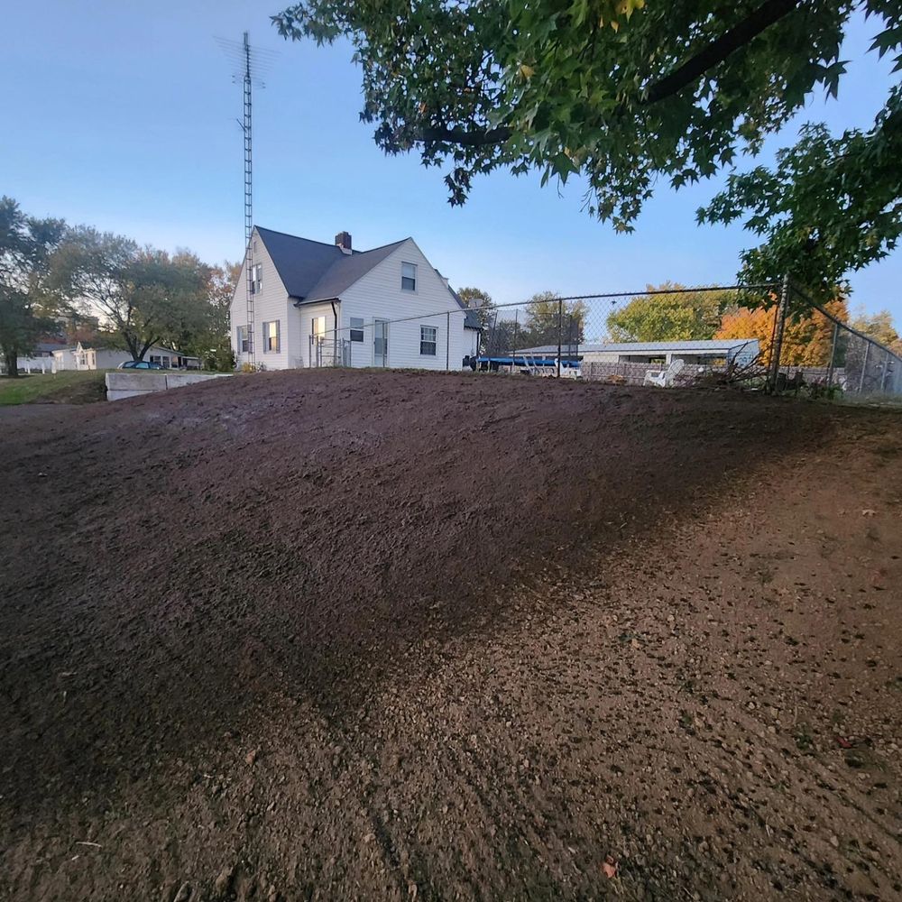 Hydroseeding  for Empire Development Group in Evansville, IN