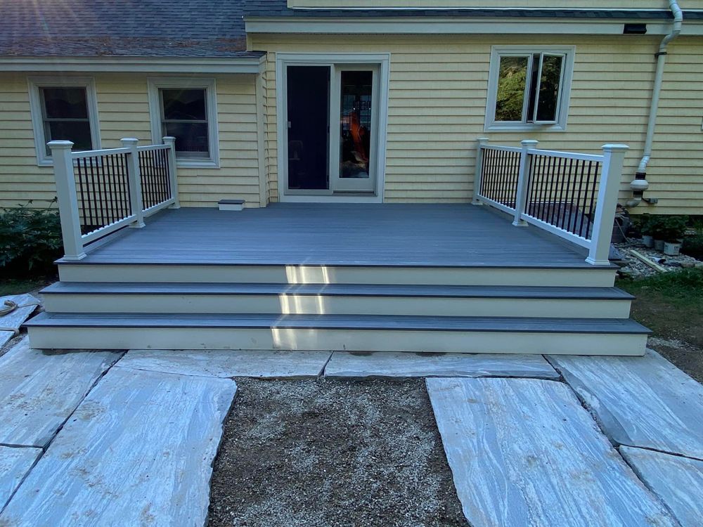 Deck Installation for Eagle Services LLC in Casco, ME