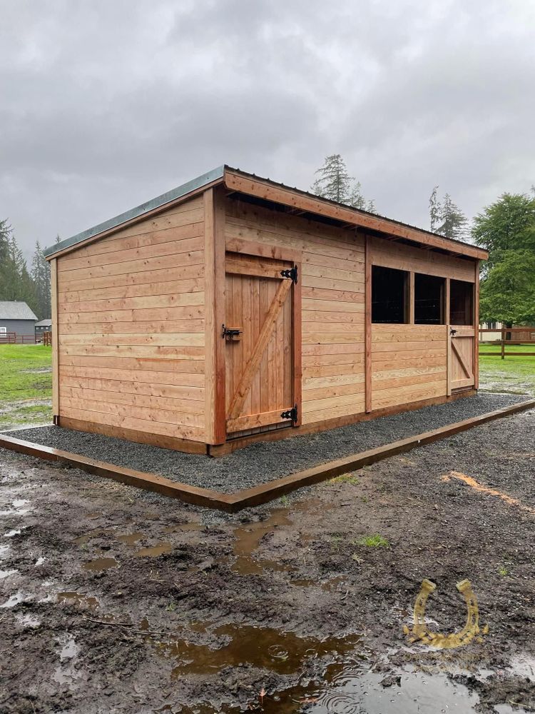 Shelters for Oats Equestrian Fencing LLC in Arlington, WA